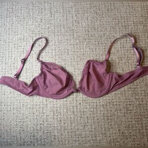 Simply Vera Lace Trimmed Mauve Bra 34B
